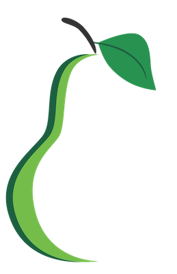 pear line art